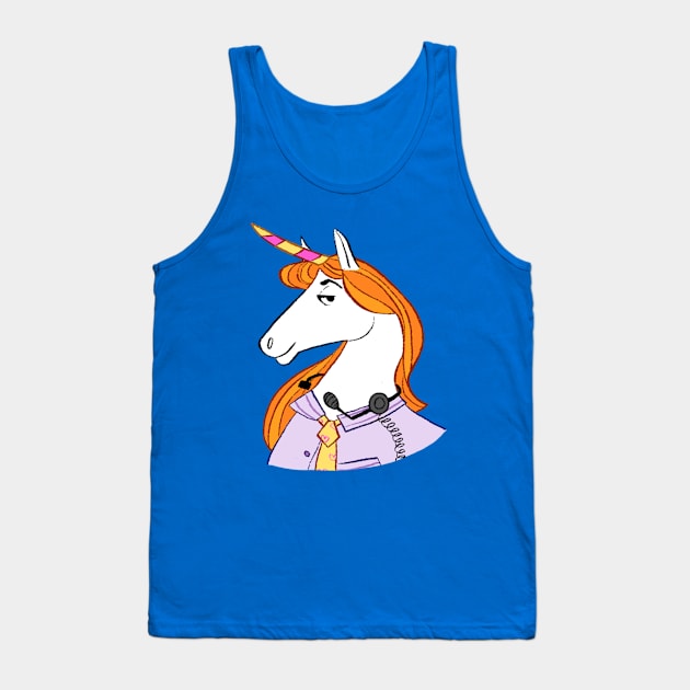 Unicorn Tech Support Tank Top by doodledate